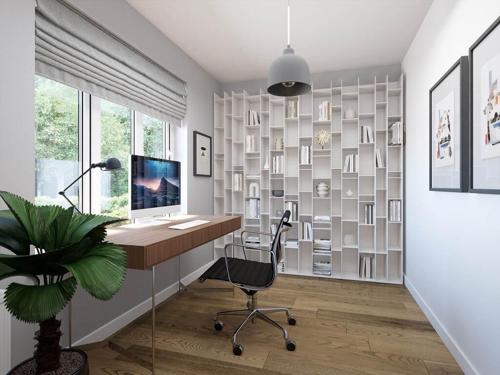 The study is perfect for working from home - typical Taylor Wimpey home