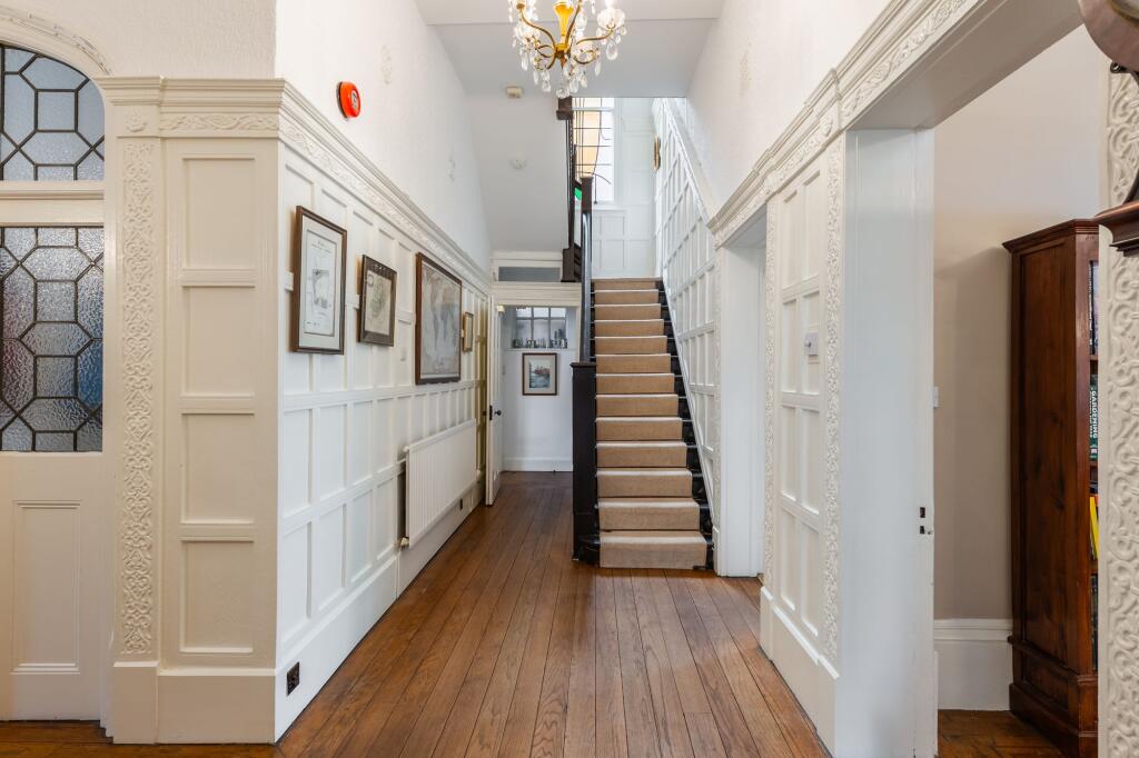 Panelled entrance hallway