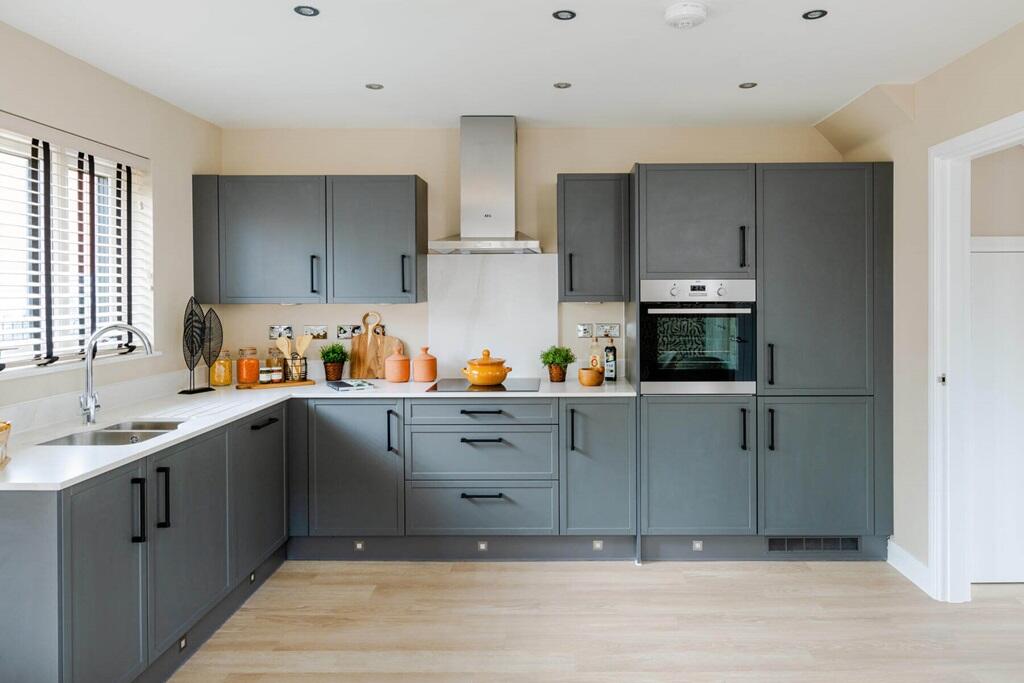 A brand new, modern kitchen is ready to go from the day you move in