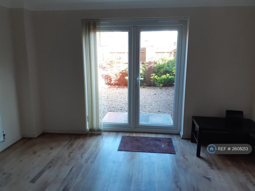 Living Room With Double Doors