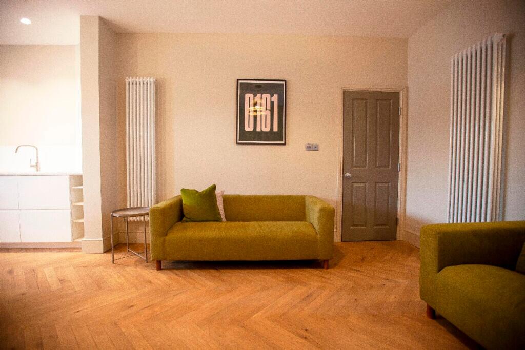 A bright and inviting living room featuring sty...