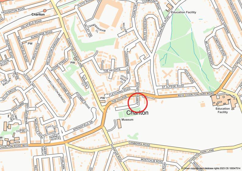 NOT TO SCALE FOR INFORMATION ONLY © ES100004608