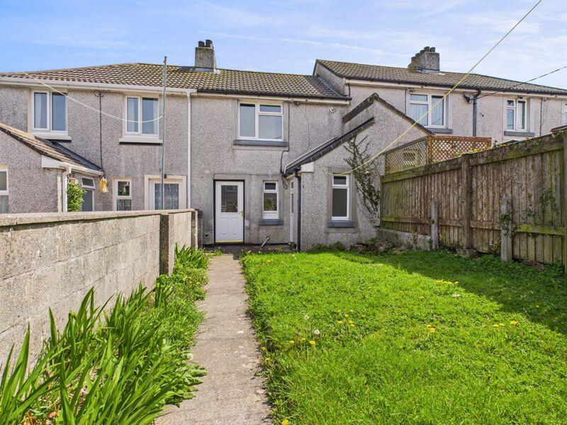 rear elevation and garden