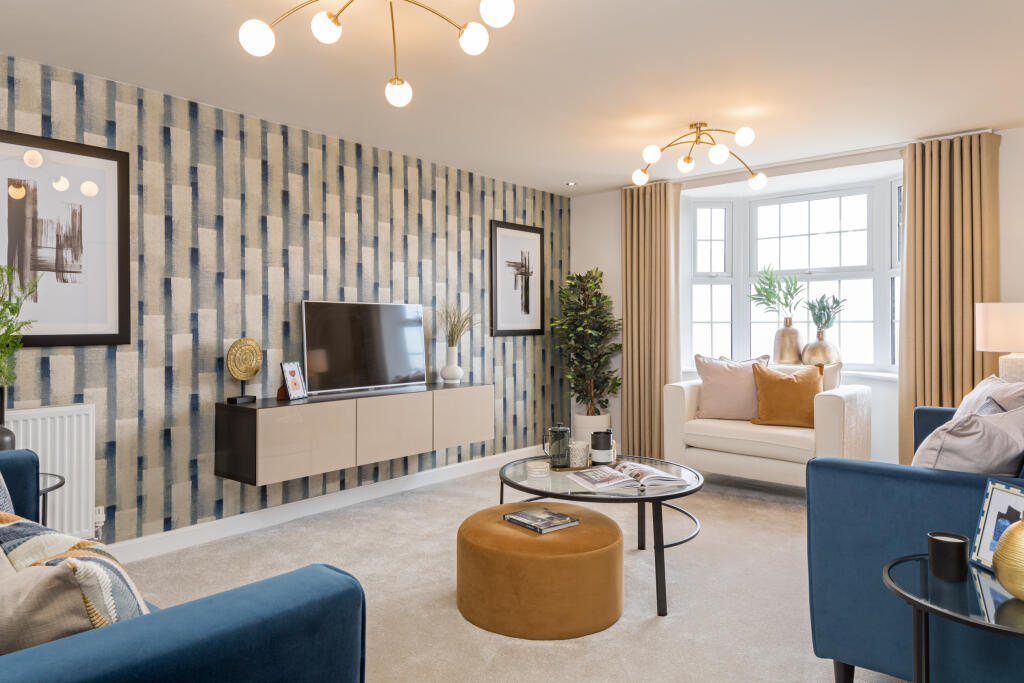 Holden show home lounge at Donnington Heights