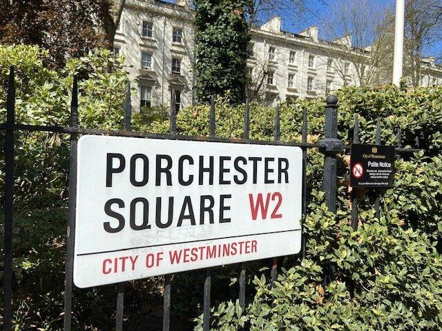 Porchester Sq Sign
