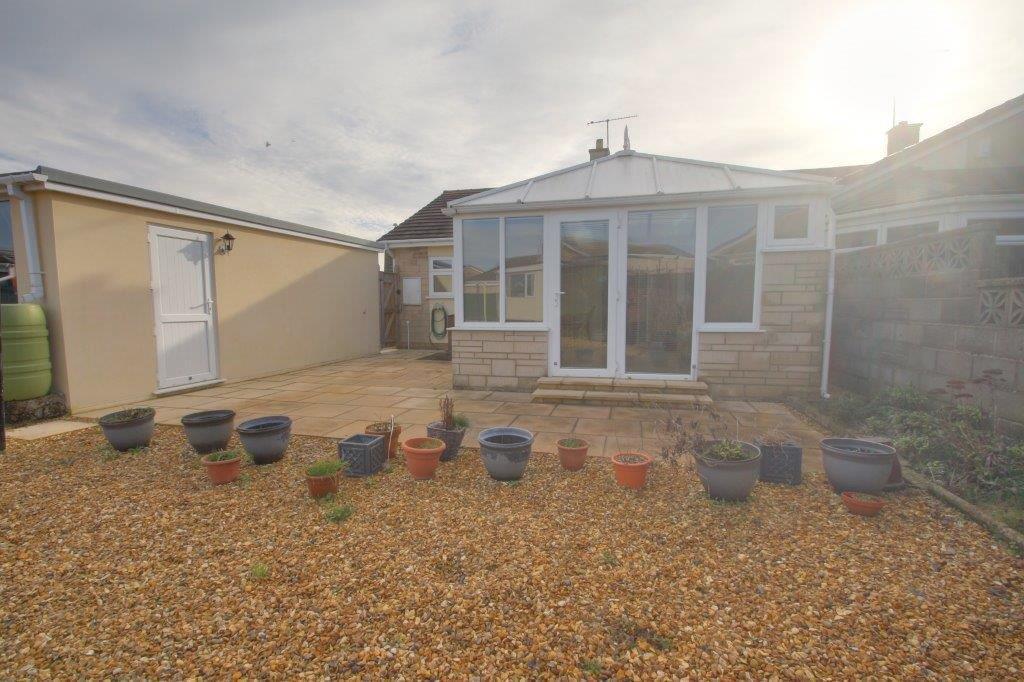 Rear of property