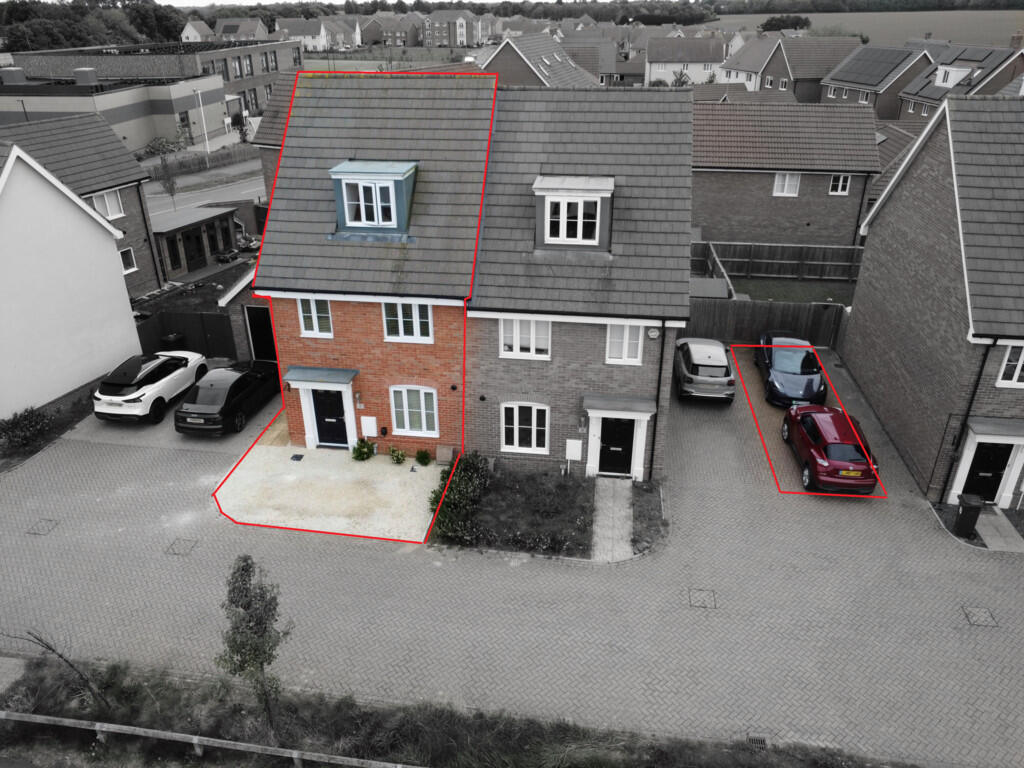 Front with parkin...