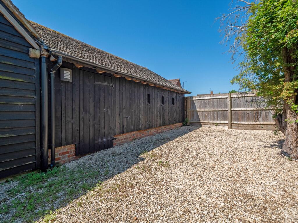 Rear courtyard