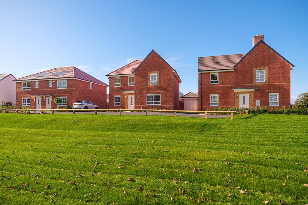 Exterior view of our 4 bed Alderney &amp; Radleigh homes