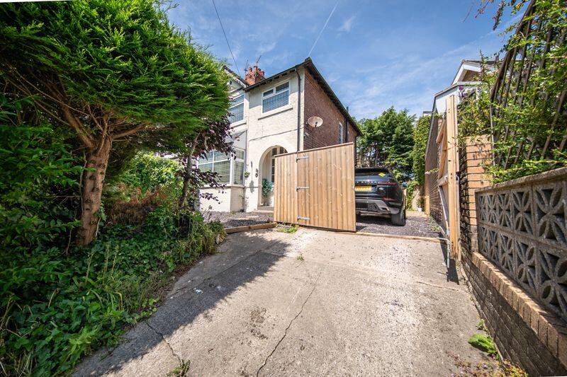 Driveway &amp; front elevation