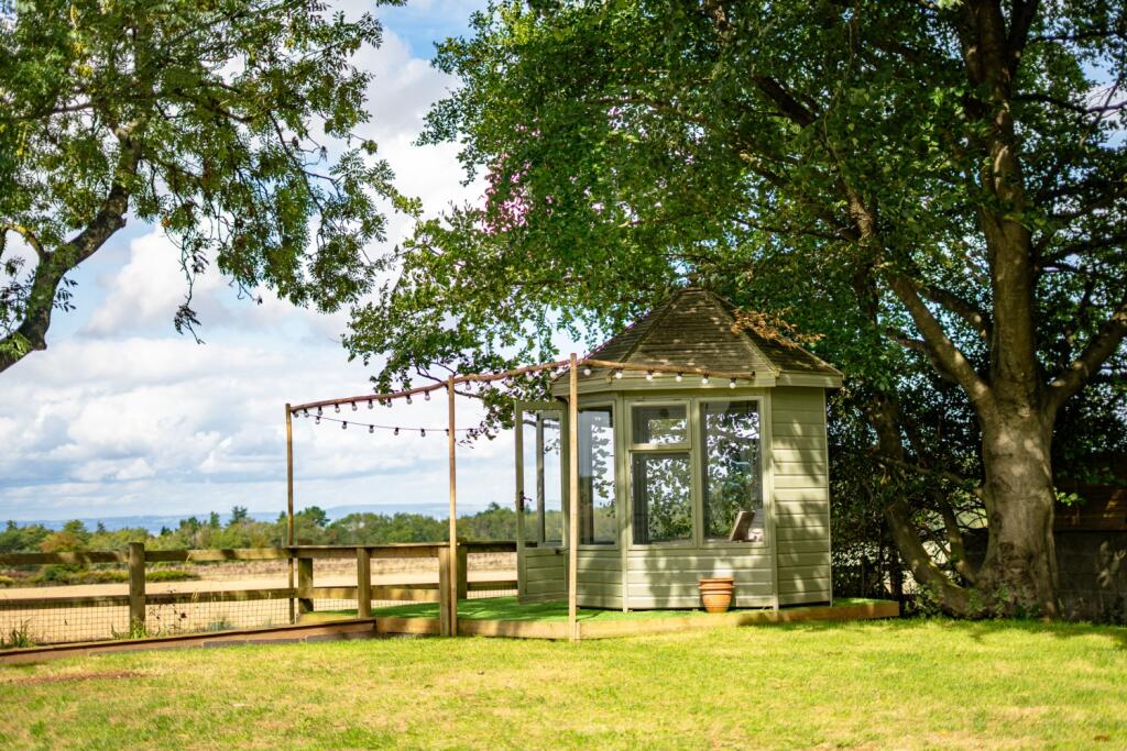 Garden house with views