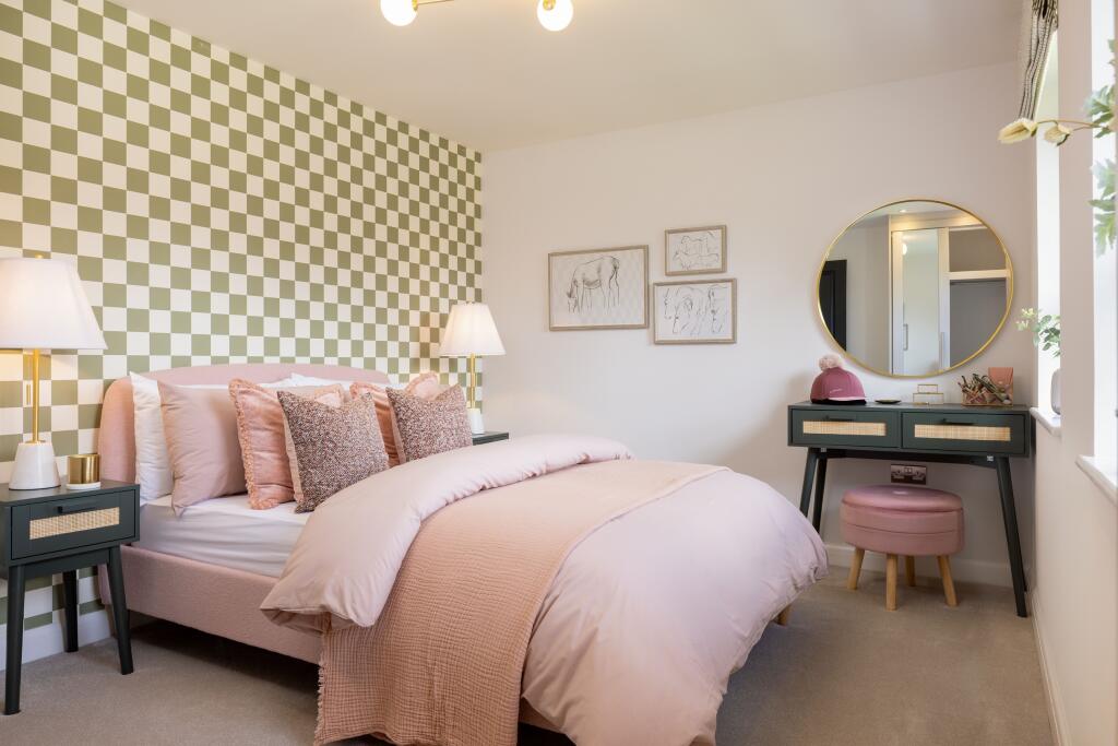 Third bedroom in the Holden 4 bedroom detached home