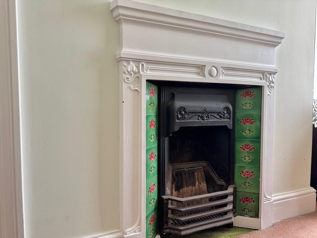 feature fireplace...