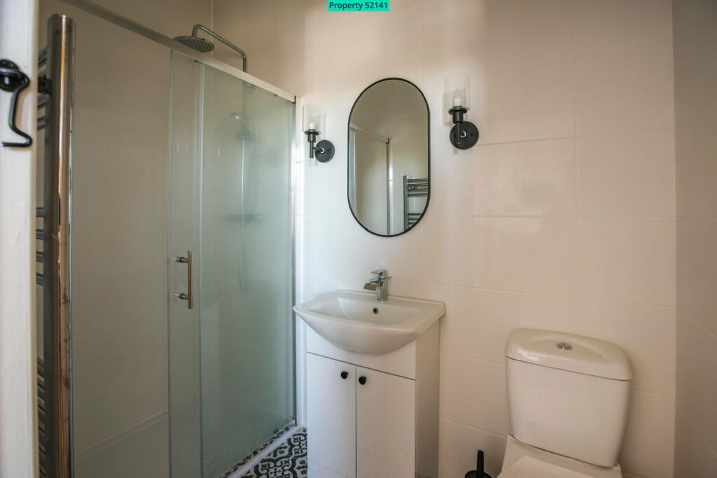 The Shower Room in the Master Bedroom
