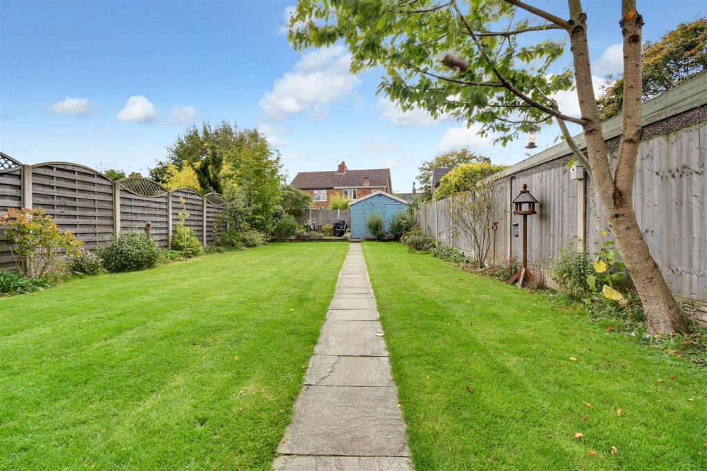 Rear garden