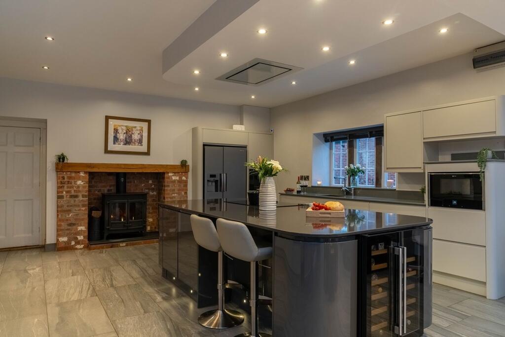 Charnwood multi-fuel burner in the kitchen/diner