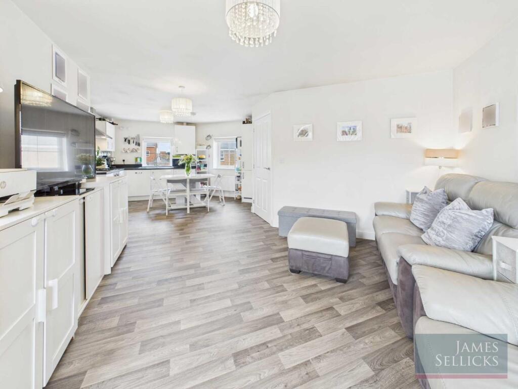 Open plan living dining kitchen