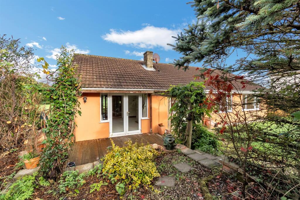 Back shot of the patio