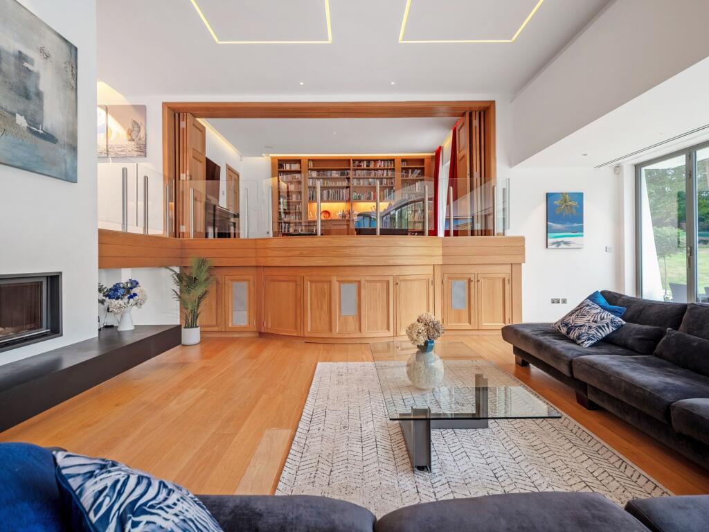 Living room to library
