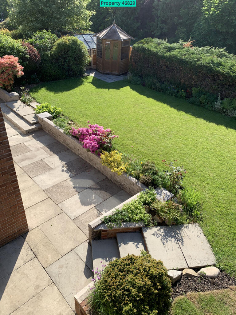 Patio and rear garden