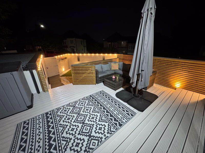 Rear Garden in Evening 