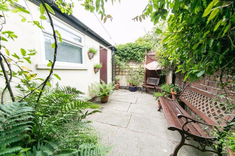 Private walled garden