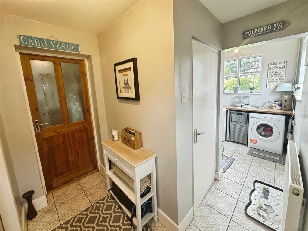 Entrance Porch and Utility
