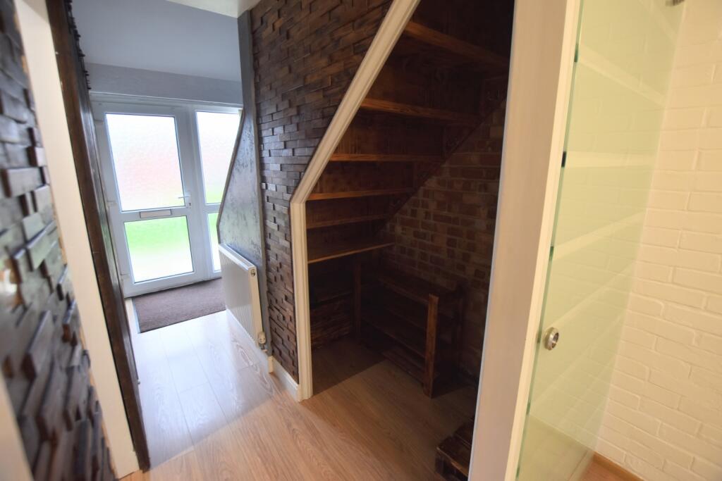 85 Arncliffe Drive under stairs