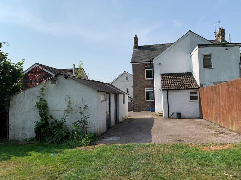 Rear of property