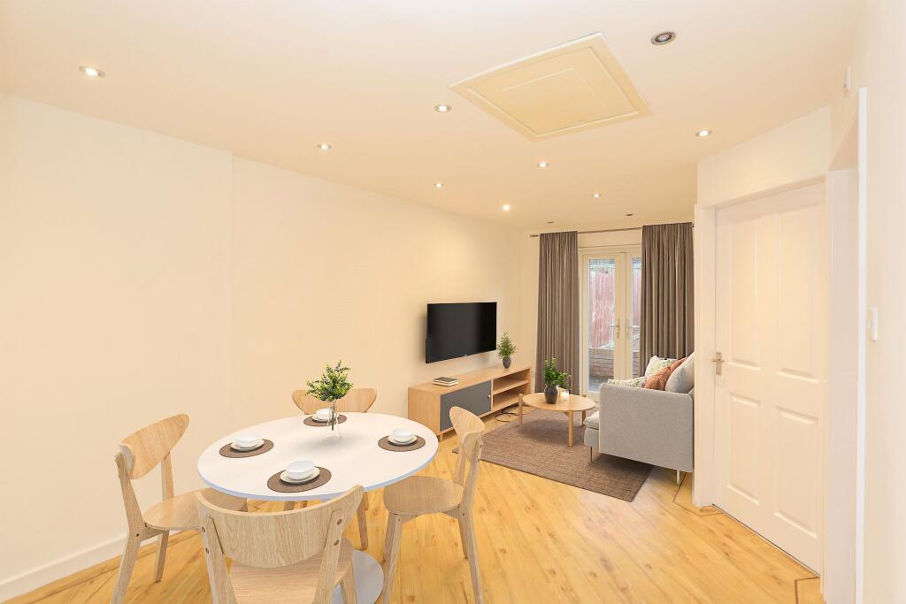 Virtually Staged Living Space