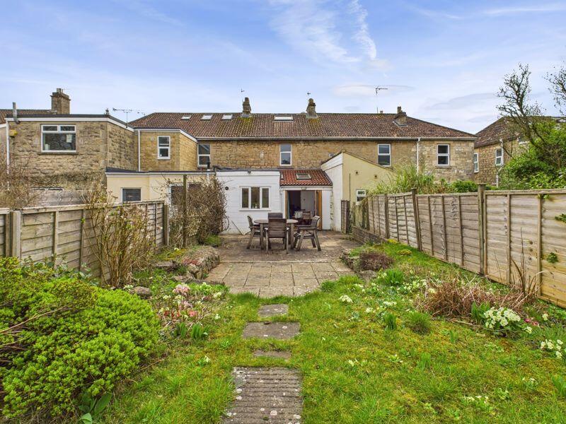 Rear garden to house