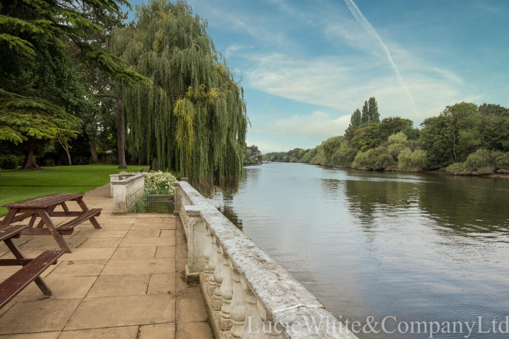 Riverside setting