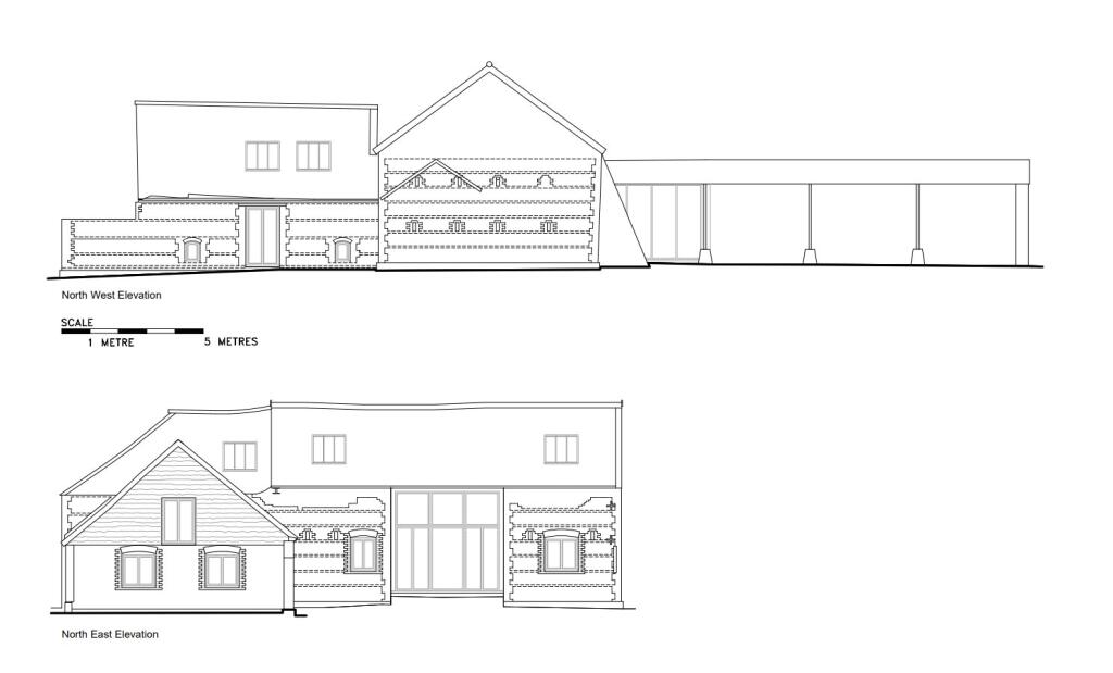 NW &amp; NE Elevations