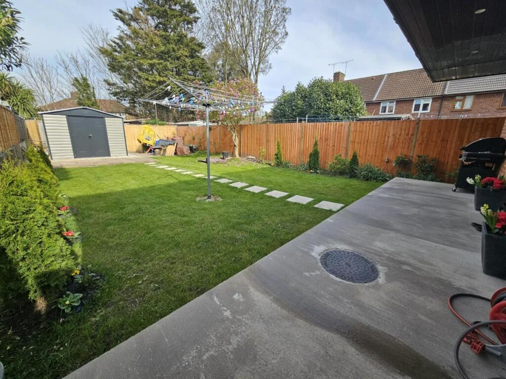 Private rear garden 