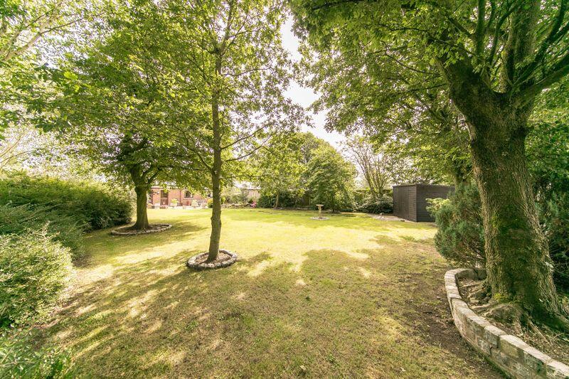 Mature private garden