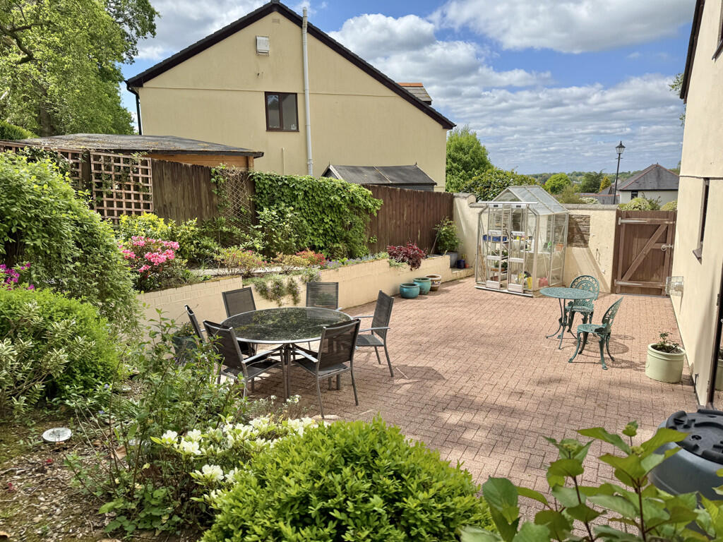Large Patio off French Doors