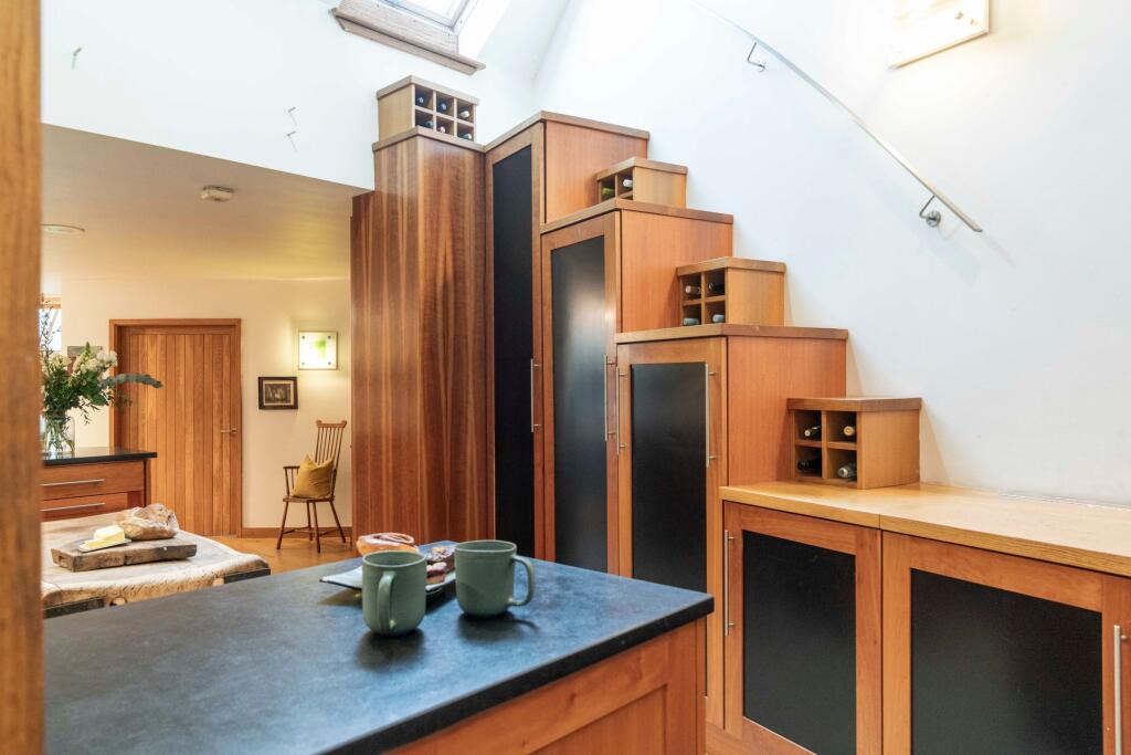 Secret staircase to the hidden terrace