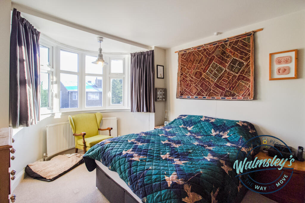 Main bedroom with bay