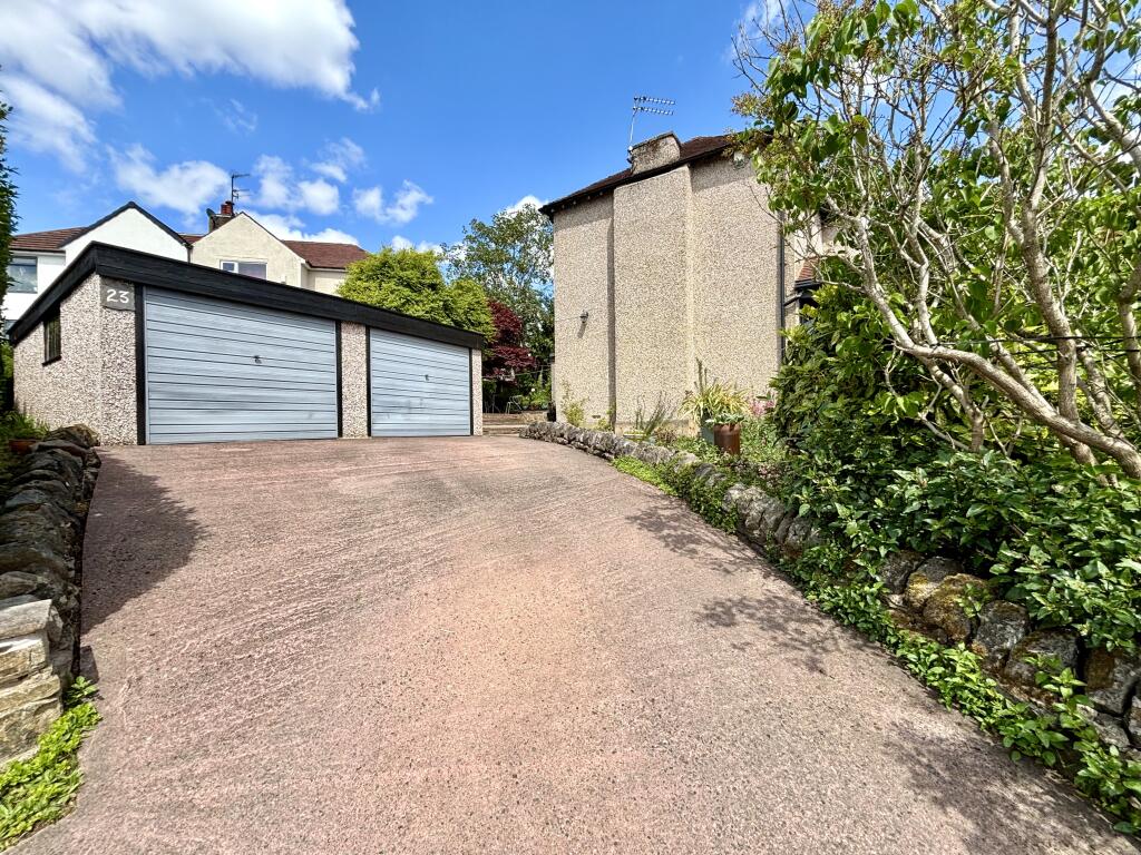 Driveway and double garage