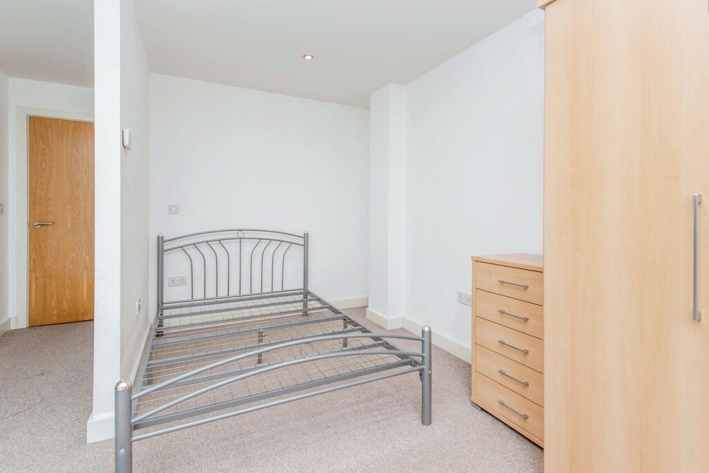 Open plan bedroom...