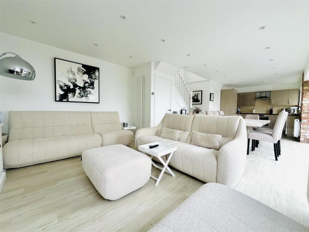 Living Room and Dining Kitchen