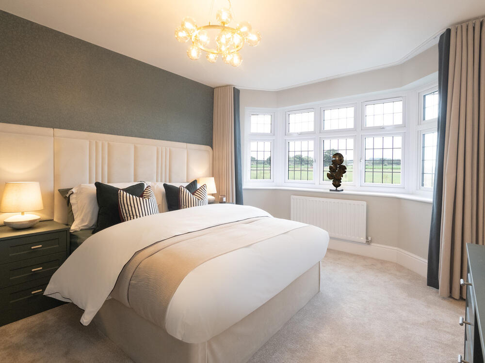 Main bedroom of the Canterbury, a 4 bedroom house