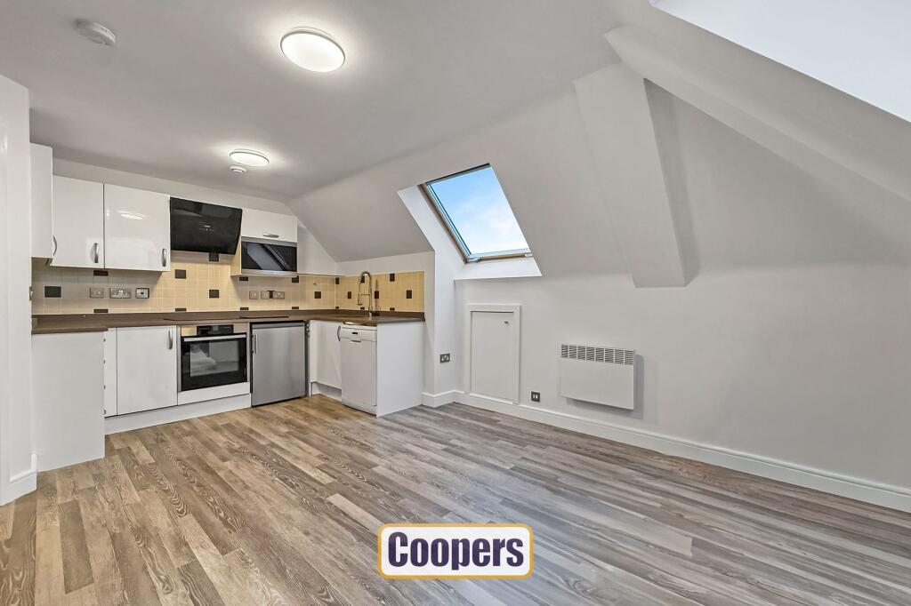 Open plan kitchen/living room