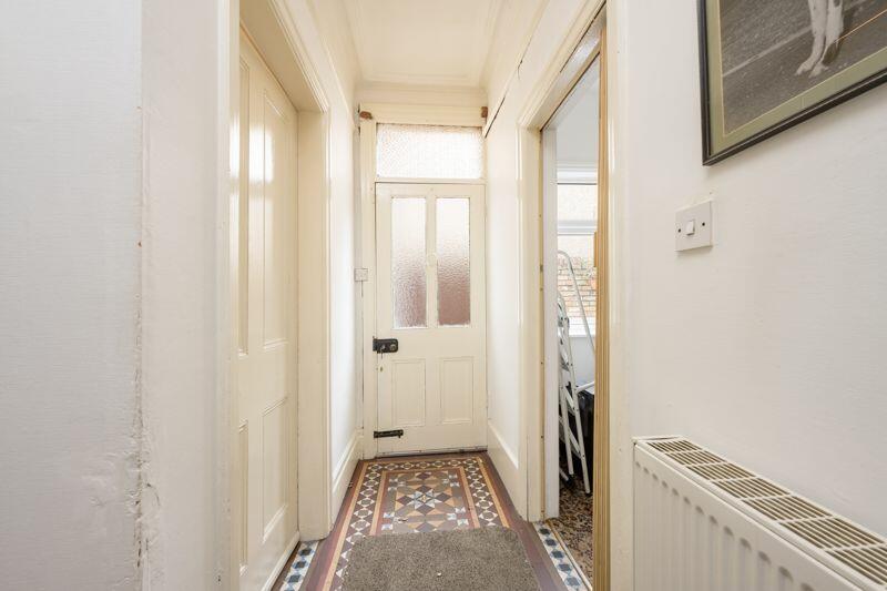 REAR HALLWAY and REAR DOOR