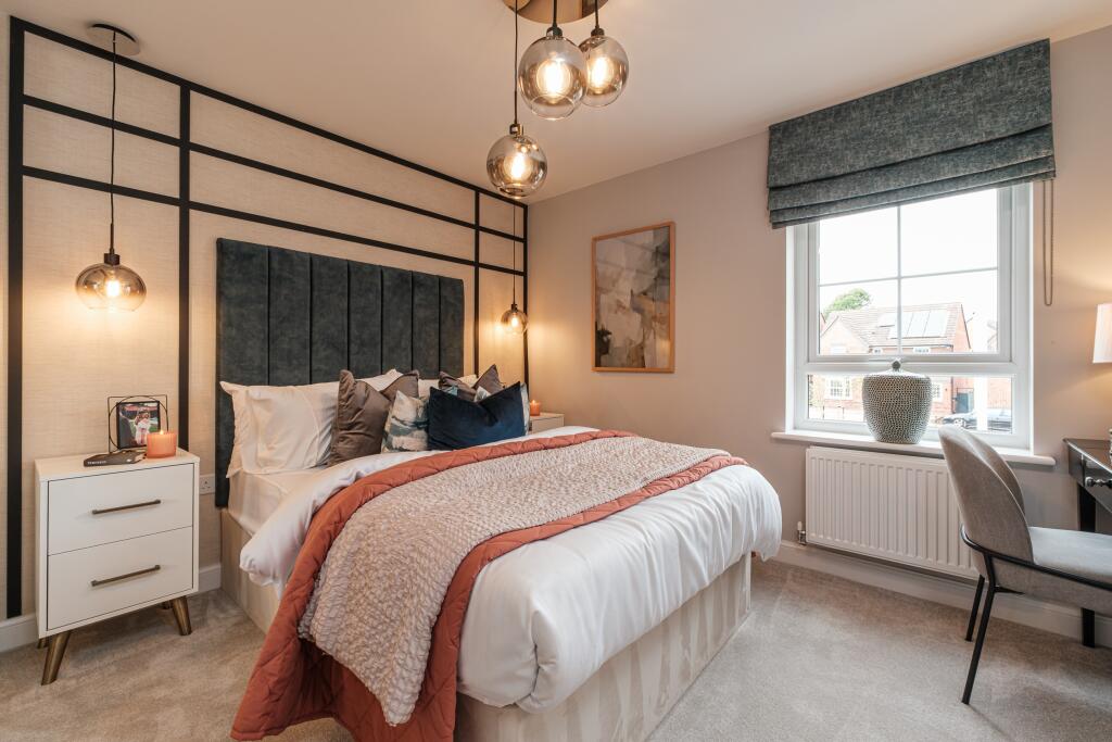 Interior view of the main bedroom in our 3 bed Moresby home