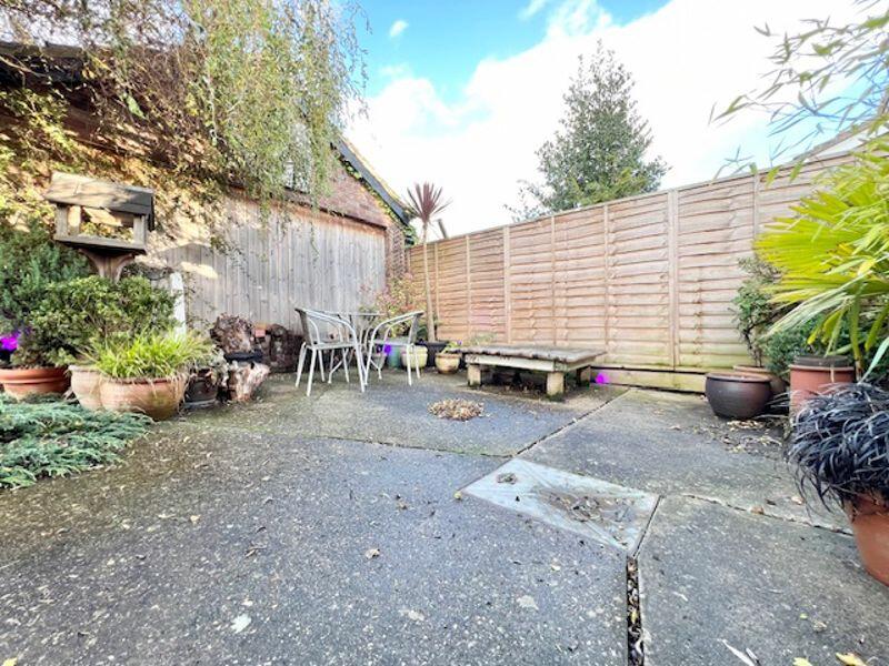 Concrete patio area 1