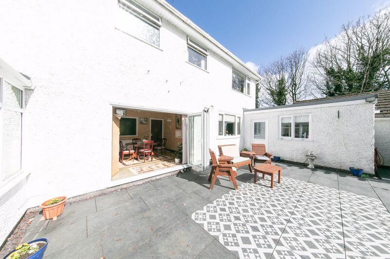 Patio and bi-fold door