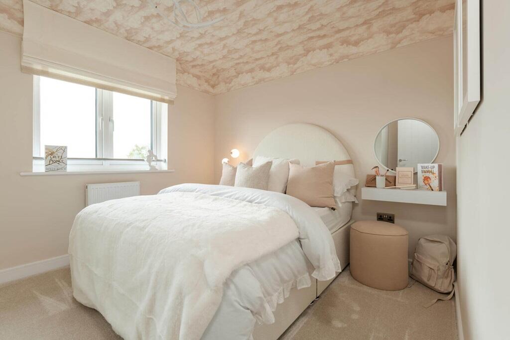 A double bedroom means you don't need to compromise on space