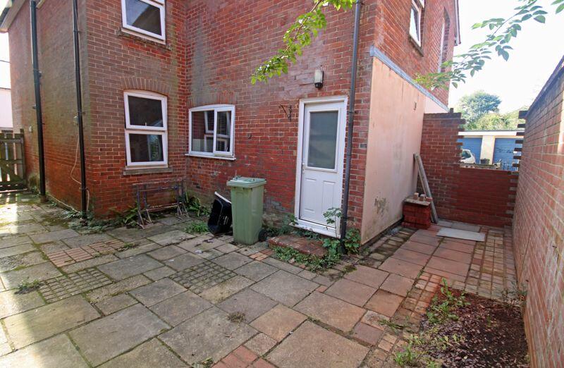 Rear of property