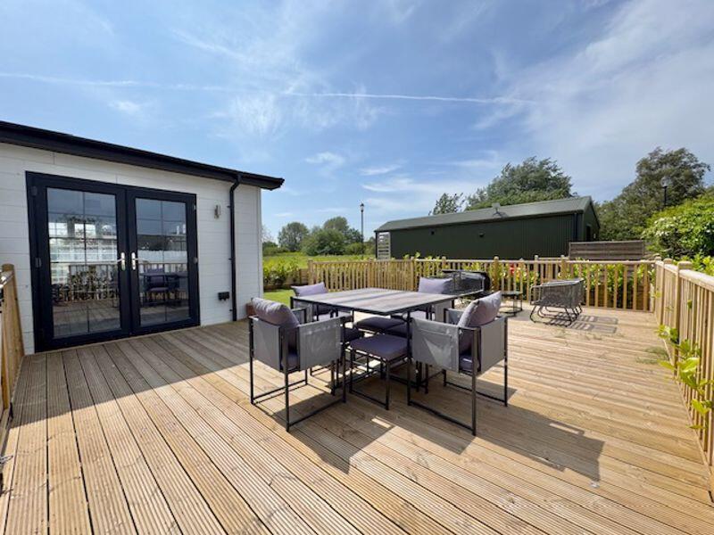 Raised decking area view 2